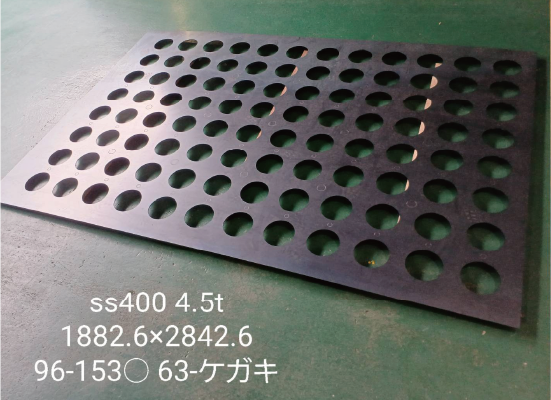 レーザー加工＋穴あけ加工