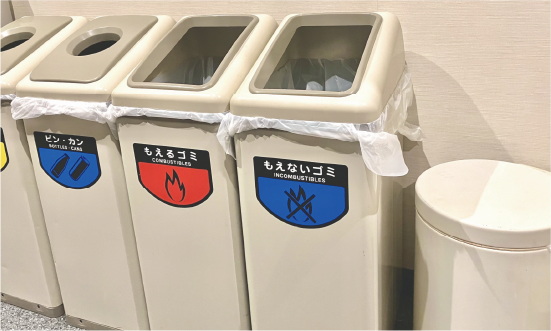 ゴミ分別とリサイクルの徹底